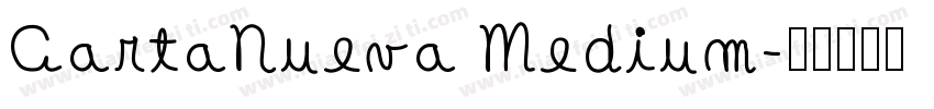 CartaNueva Medium字体转换